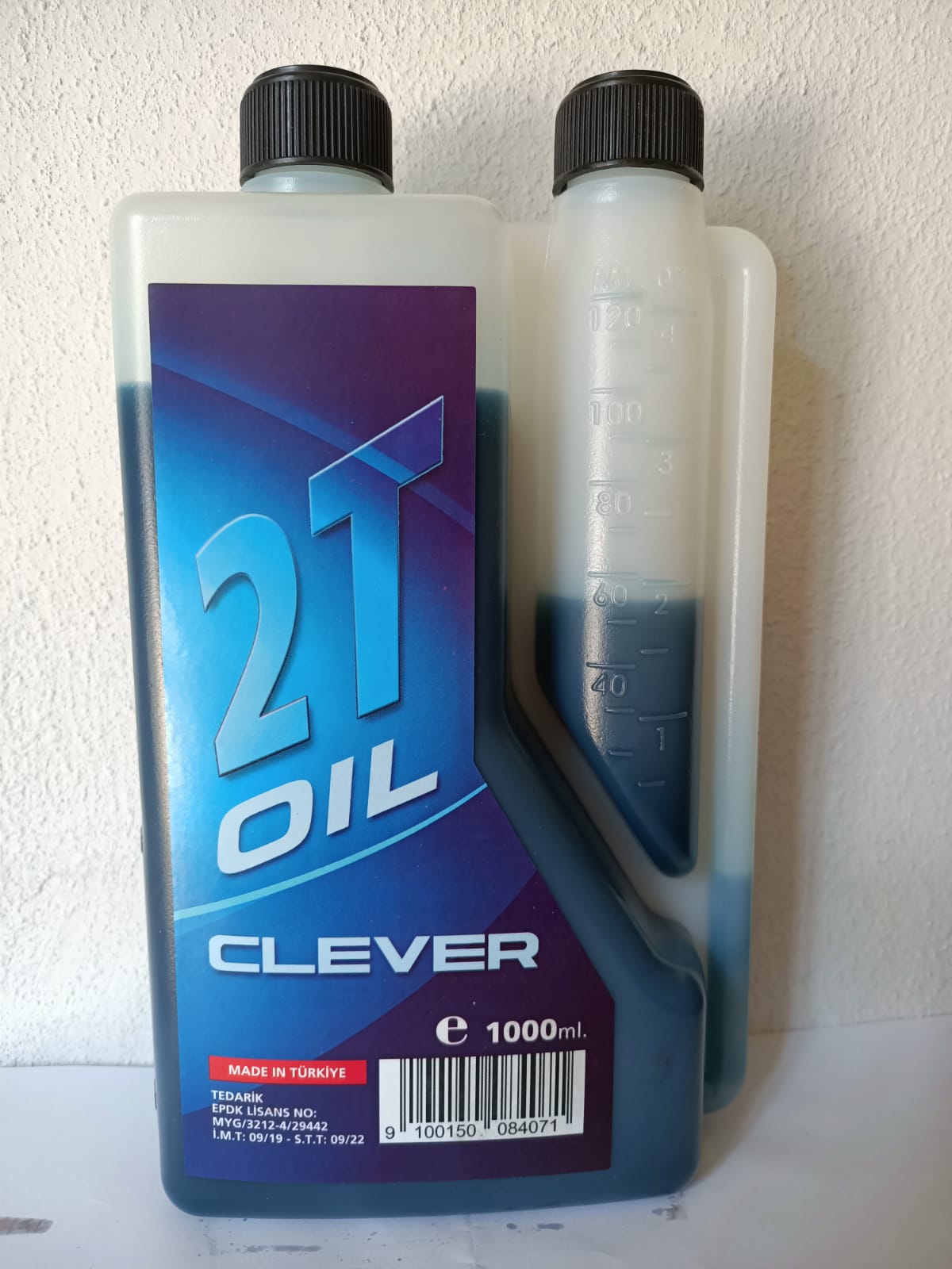 2 ZAMANLI YAĞ CLEVER 1LT ÖLÇEKLİ MAVİ